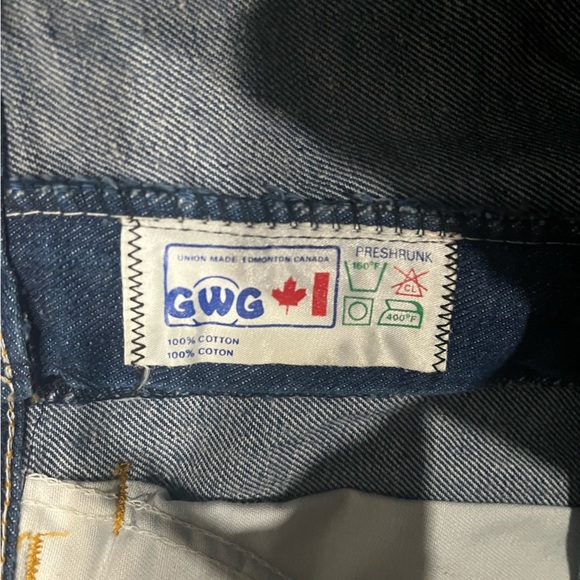 [S]VTG GWG Denim Maxi Skirt Union Made - Picture 8 of 8